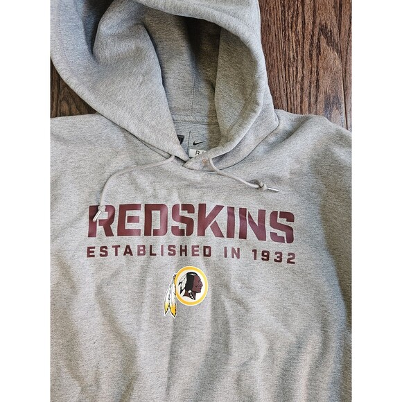 Washington Redskins Game Worn Training Hoodie Sweat NFL Team Issued Nike Read - Picture 4 of 16